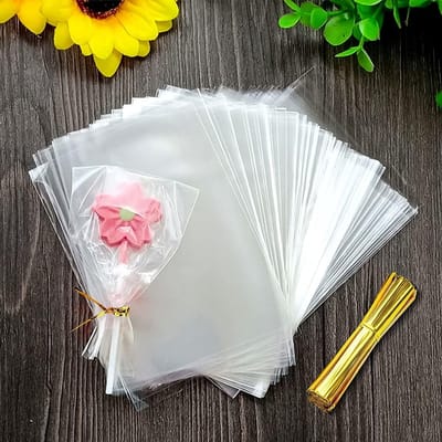 Transparante Cellofaanzakjes 10 x 15 cm - 200 Stuks - Ideaal voor Snoep, Chocolade en Cadeaus met Metalen Sluiting