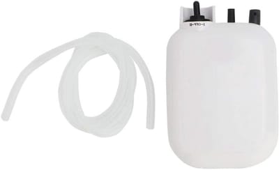 Luchtpomp voor vissen - Zuurstofpomp aquarium - Vis vers houden - Tweetraps instelbaar - 117 x 75 x 38 cm
