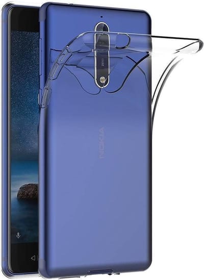 Transparant TPU Siliconen Backcover Hoesje Geschikt voor Nokia 8