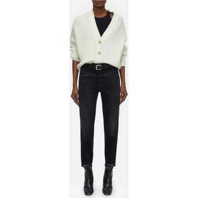 Closed Pedal Pusher Jeans Dark Grey Größe: W26L34 | Straight Jeans Outlet | Damen | Grau