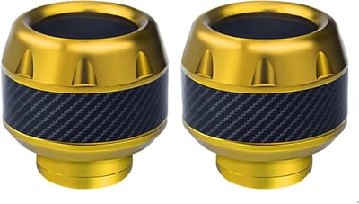 Motorfiets Valbeschermers - Voorvork Sliders Crash - Motor Beschermen - Aluminiumlegering Materiaal - 2 stuks - Goud