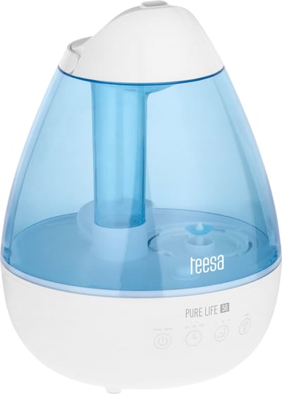 Teesa PURE LIFE 50 Serie - Ultrageluid Luchtbevochtiger - 2,2L - Stille Werking - LED Lamp 7 Kleuren