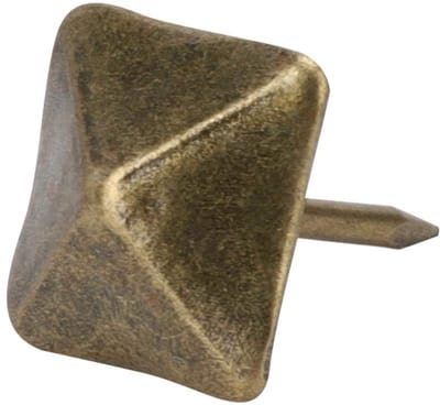 Dailygoods- Meubel Nagels Antieke Vierkante Kop - Cyaan Brons - 50