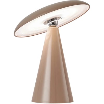 Leitmotiv Tafellamp Phoebe Led - Lichtbruin - Ø23cm - Scandinavisch