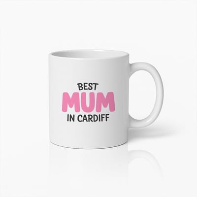 Beste Mama in Cardiff Mok 330ml – Grappige Moederdag Koffiebeker Cadeau voor Moeder