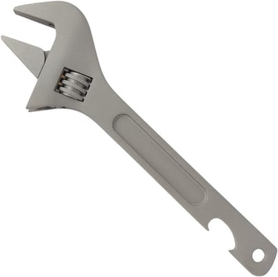 Verstelbare Multifunctionele Sleutel met Flesopener van GR5 Titanium - 150mm