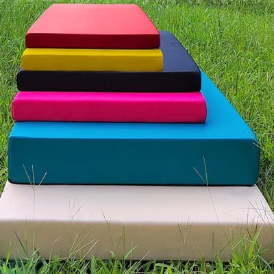 Waterproof Zitkussen - Buitenbank Kussen - Tuinmeubilair Comfort - Afneembare Hoes - 125x60x8 cm - Beige