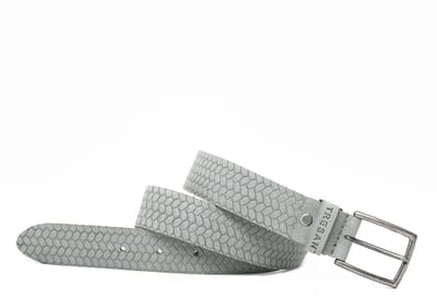 TRESANTI | EMILANO | Nubuck riem met patroon | Concrete Grijs | Size 85