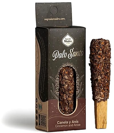 Sagrada Madre Palo Santo stokje met Kaneel & Anijs