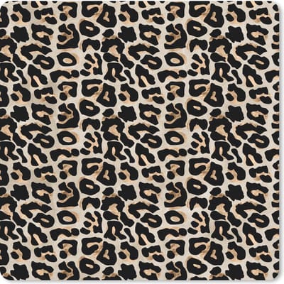 Muismat 20x20 cm - Mousepad Dierenprint - Panter - Chic - Muismatten