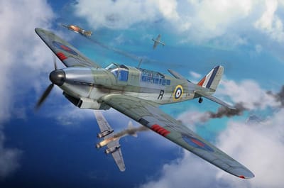 Trumpeter Modelbouwpakket Vliegtuigen - 05823 Fairey Fulmar Mk.II - Propeller Vliegtuig Plastic - 1:48 - Modelbouw