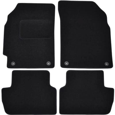 Tapis de sol - Chevrolet - Spark - Velours noir - 4 pièces - Ajustement précis