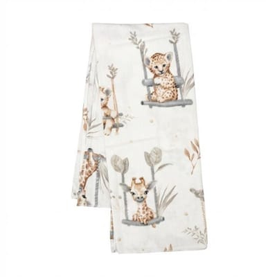 New Baby flanellen babyluier ZOO 70x80 cm - Hydrofiele luier