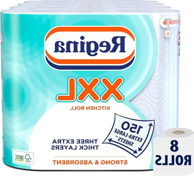 8 rollen 600 extra grote vellen keukenpapier - XXL formaat