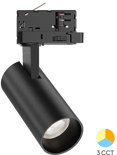 LED Railspot - Track Spot - Braytron - 3-Fase - 15W 1560lm 38D - Aanpasbare Lichtkleur CCT - Zwart