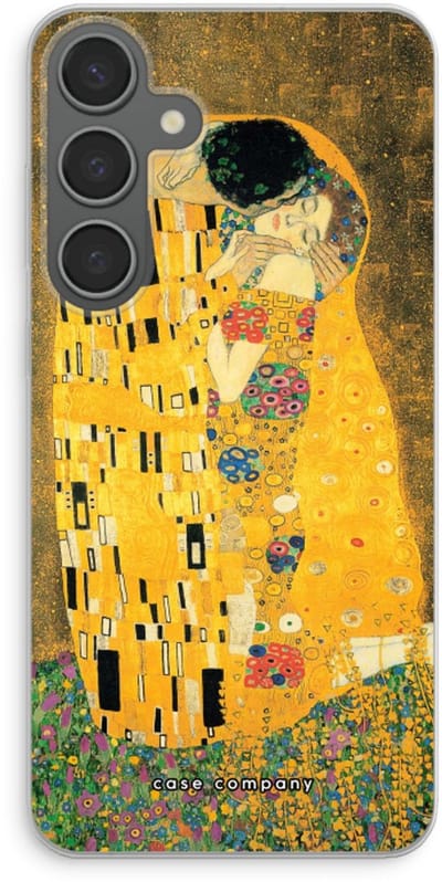 Case Company® - Hoesje geschikt voor Samsung Galaxy S24 Plus hoesje - Der Kuss - Soft Cover Telefoonhoesje - Bescherming aan alle Kanten en Schermrand