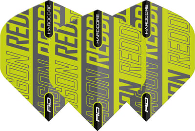 Red Dragon Hardcore XT Green & Black Print - Dart Flights