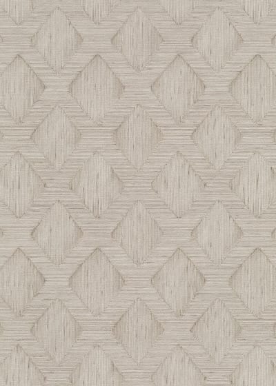 Erismann Vinylbehang 10509-02 - Floralie - Grafisch Wit - 53cm x 10.05m