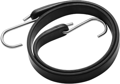 Bungee Koord Set, 79 Cm - 19,8 Mm Breed - 50 Stuks - Met S-Haken - voor Vracht, Tentzeilen en Trucks