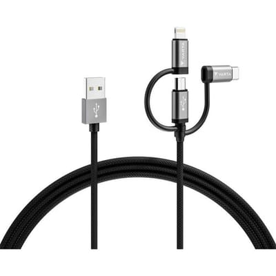 Varta 57937101111 USB-kabel USB-A stekker, USB-micro-B stekker, USB-C stekker, Apple Lightning stekker 2.00 m Meerdere kleuren