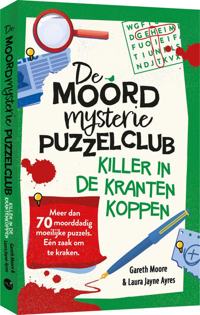 De Moordmysterie Puzzelclub - Killer in de krantenkoppen Educatieve boeken (spelletjes en raadsels)