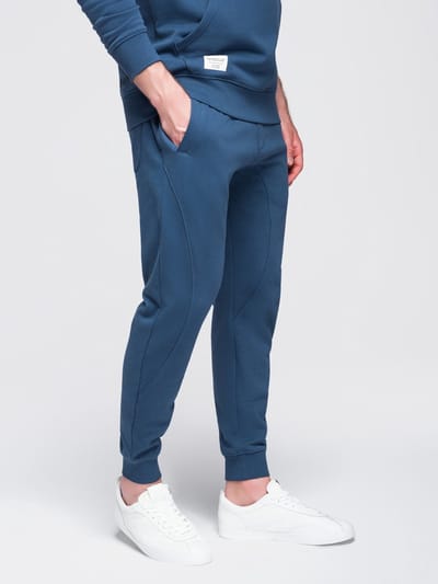 OMBRE Set - Katoen - Lange Mouw - Effen Donkerblauw XL
