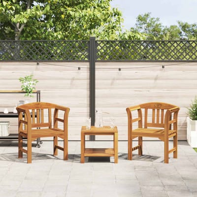 vidaXL - Rozenbank - Natuurlijk - 68,5 - x - 46 - x - 82,5 - cm - Massief - Acacia - Hout