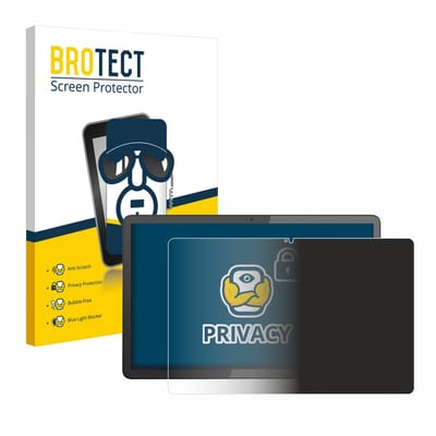 BROTECT - privacy screenprotector voor Lenovo IdeaPad duet 3 Chromebook 11" - Folie Beschermfolie Blauwlichtfilter