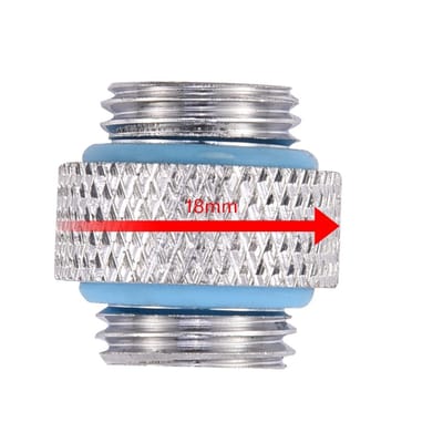Dailygoods - 2 pcs G 1/4 inch threaded plug fitting adapter - O-rings voor waterkoeling - Voor computer systemen - Hoge kwaliteit - Eenvoudig te insta...
