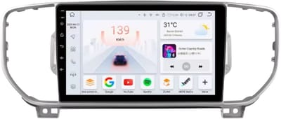 Autoradio met bluetooth - Carplay - Voor Kia Sportage 4 QL (2016-2018) - Geschikt voor Apple en Android - Stereo - Navigatie - Navigatiesysteem auto - 6GB 64GB