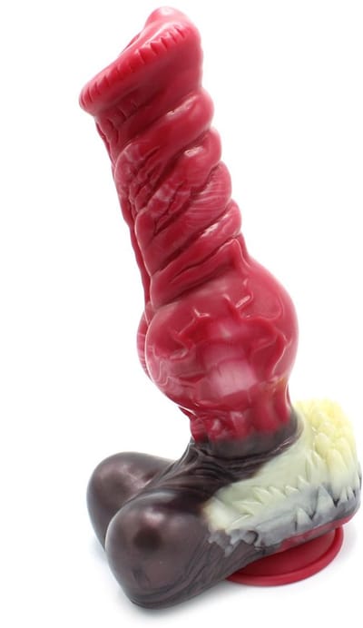 Kiotos Monstar - Amazing Dildo Beast 82 - Siliconen - Lengte 34 cm - Diameter 10 cm