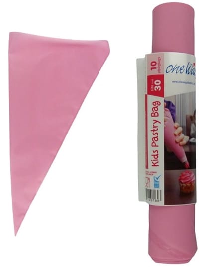 One Way Kids Pastry Bag - 300x170mm - Pink - rol 10 stuks
