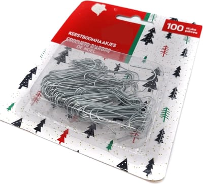 Gadgetpoint - Kerstboom Haakjes - Ophangen - Kerstballen - Versieren - 100 stuks - Ophanghaakjes