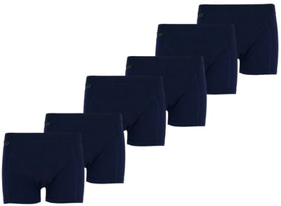 Basset - Heren Boxershort Bamboo - 6-Pack - Maat L - Marine