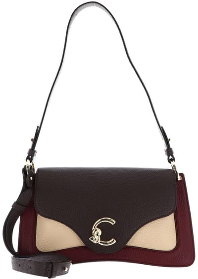 COCCINELLE Leren schoudertas C-Me Tricolor Handbag Ribe / Brun / Betul veelkleurig