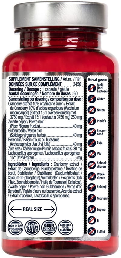 Lucovitaal Cranberry X-tra - 3 x 60 capsules - Voordeelverpakking