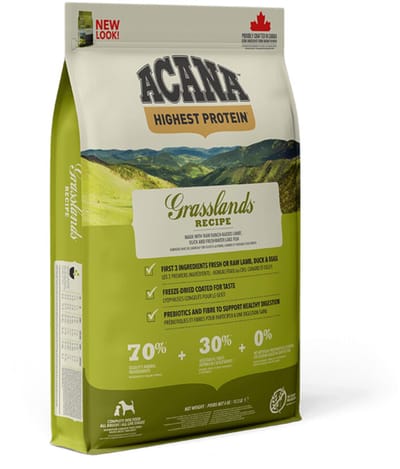 Acana - Hondenvoer - Highest Protein - Grasslands - 2 x 2kg