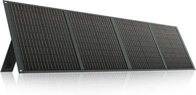 Draagbaar Zonnepaneel - Opvouwbaar PV Paneel - Off-grid Opladen - Hoog Rendement Module - 33x51x5 cm - Zwart