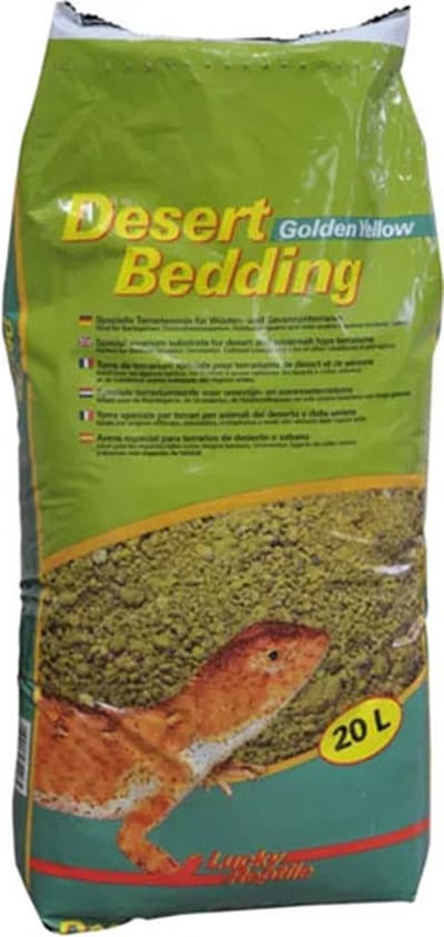 Lucky Reptile - Bodembedekker Terrarium - Desert Bedding Golden Yellow - 20 Liter