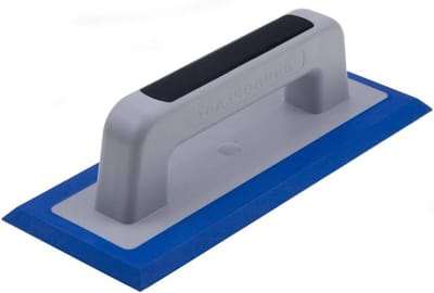 Brunoplast NIVIFIX Professionele voegenplank 250 x 100 mm met speciaal rubber voor epoxy- en cementvervoegen van tegels en platen, kunststof handvat