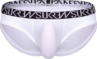 SUKREW Low-rise Brief Optic White - MAAT S - Heren Ondergoed - Slip voor Man - Mannen Brief