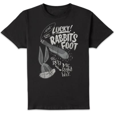 Looney Tunes ACME Lucky Rabbits Foot Men's T-Shirt - Black - 3XL