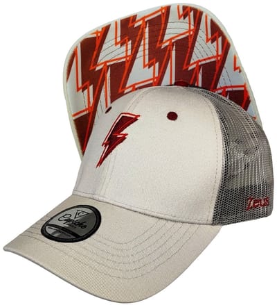 Capiche® Trucker Pet – Clean Greek Zeus – Grijs – Verstelbaar met Druksluiting – Trucker Pet Mannen