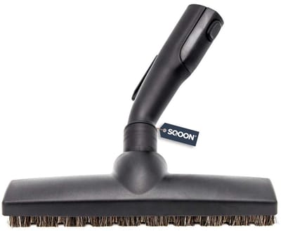 SQOON® Parketborstel – Ovale Aansluiting – Geschikt voor Electrolux & AEG – Vervangt 2192699219 - Natuurhaar - Luxe E-lux