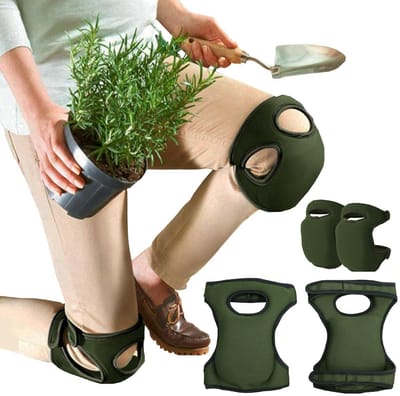 Dikke Tuin Kniekussen - Reparatie Kniebeschermers - Comfortabel Werken - Waterdicht en Draagbaar - 49 x 23 cm - Groen