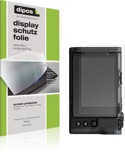 dipos – 4x Matte Beschermfolie geschikt voor Nikon ZR 2025 | Krasbestendige & antireflecterende Screenprotector Ultra-Thin