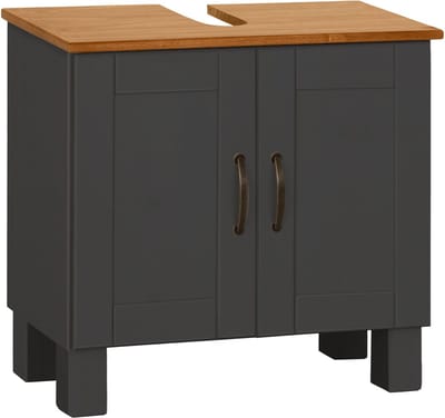 Atlas-Wandmeubel - 2-Deurs - Grijs Houtlook