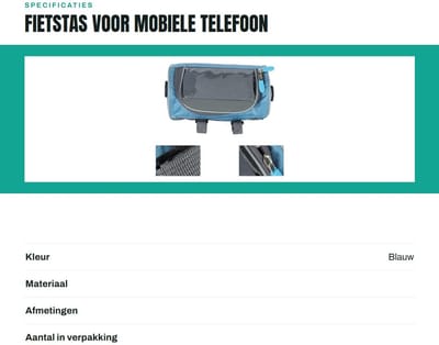 Dailygoods- Fietsstuurtas Waterdicht - Kunstleer/Transparant PVC - Lichtgewicht - Afneembare Schouderriem - Geschikt voor Mobiele Telefoon - Maximale Duurzaamheid - Fietstas
