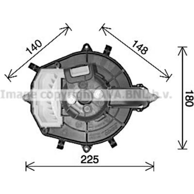 Interieurventilator AVA COOLING CN8316