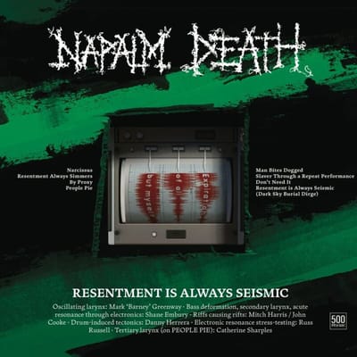 Napalm Death CD - Resentment is always seismic - a final throw of throes - voor Geen - standaard